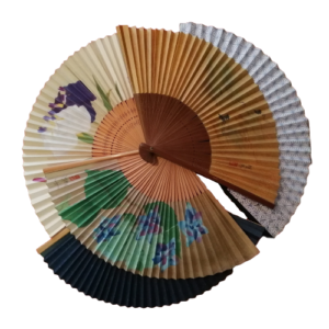 Japanese paper bamboo fans